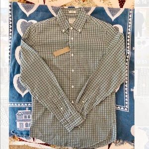NWT J.Crew Mens Stretch Shirt in Organic Cotton